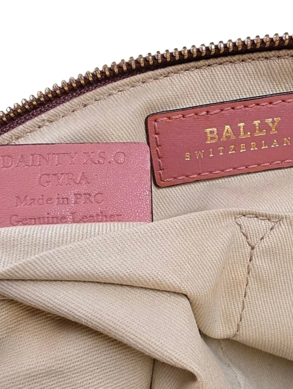 Bally Dusty Rose Leather Dainty Trainspotting 2-Way Swiss Lux (Retail $950)